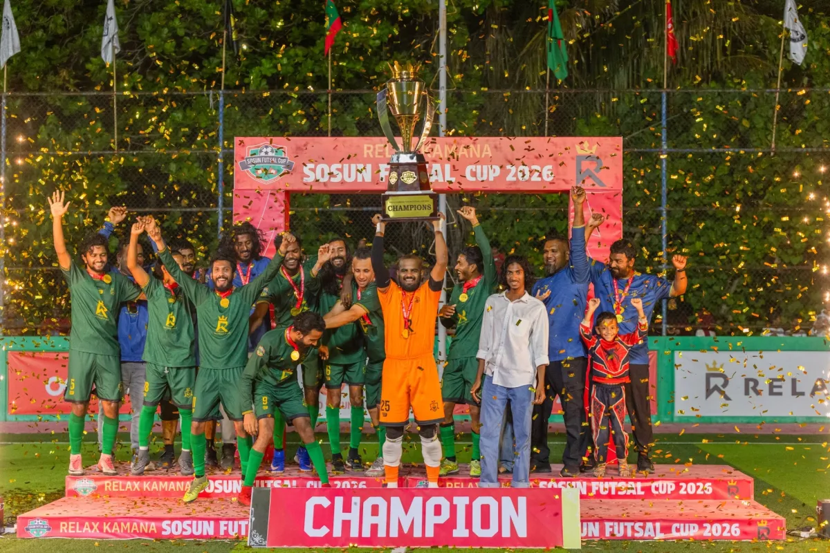 އެފްސީ އަމިގޯސް އިން ތިން ވަނަ ފަހަރަށް ސޯސަން ފުޓްސަލް ކަޕް ކާމިޔާބުކޮށްފި 
